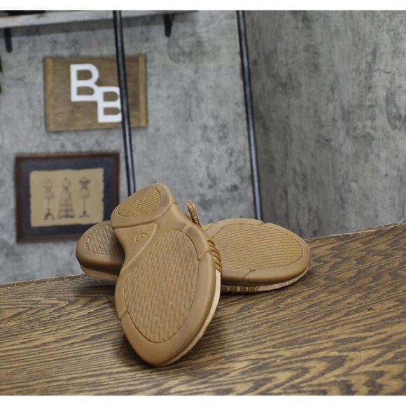 Easy Spirit Womens Strappy Mindi Flat Sandal SEMINDI Cognac Leather Brown 7.5M - Picture 5 of 11